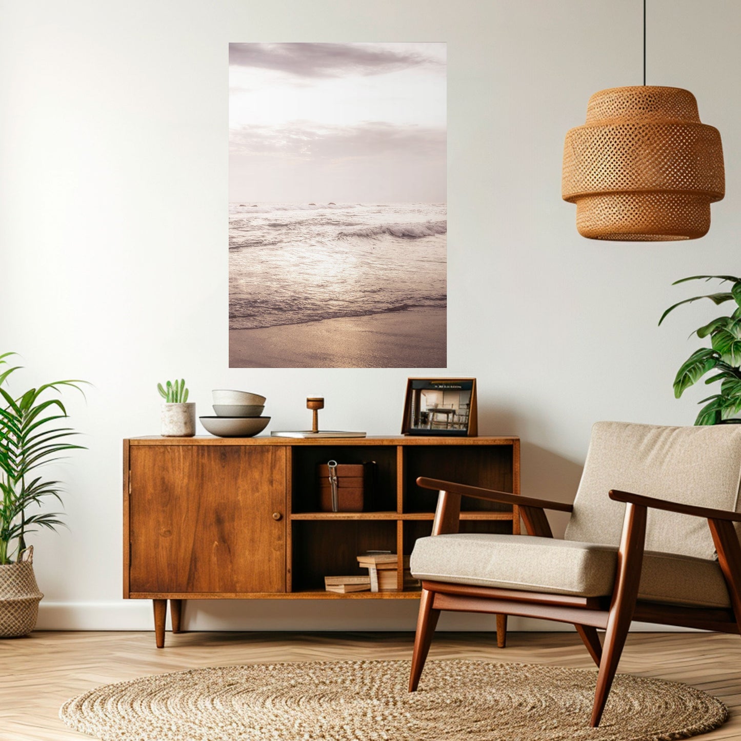 Poster verticale staccabile e attaccabile "WHISPERS OF THE OCEAN"