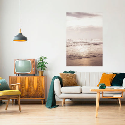 Poster verticale staccabile e attaccabile "WHISPERS OF THE OCEAN"