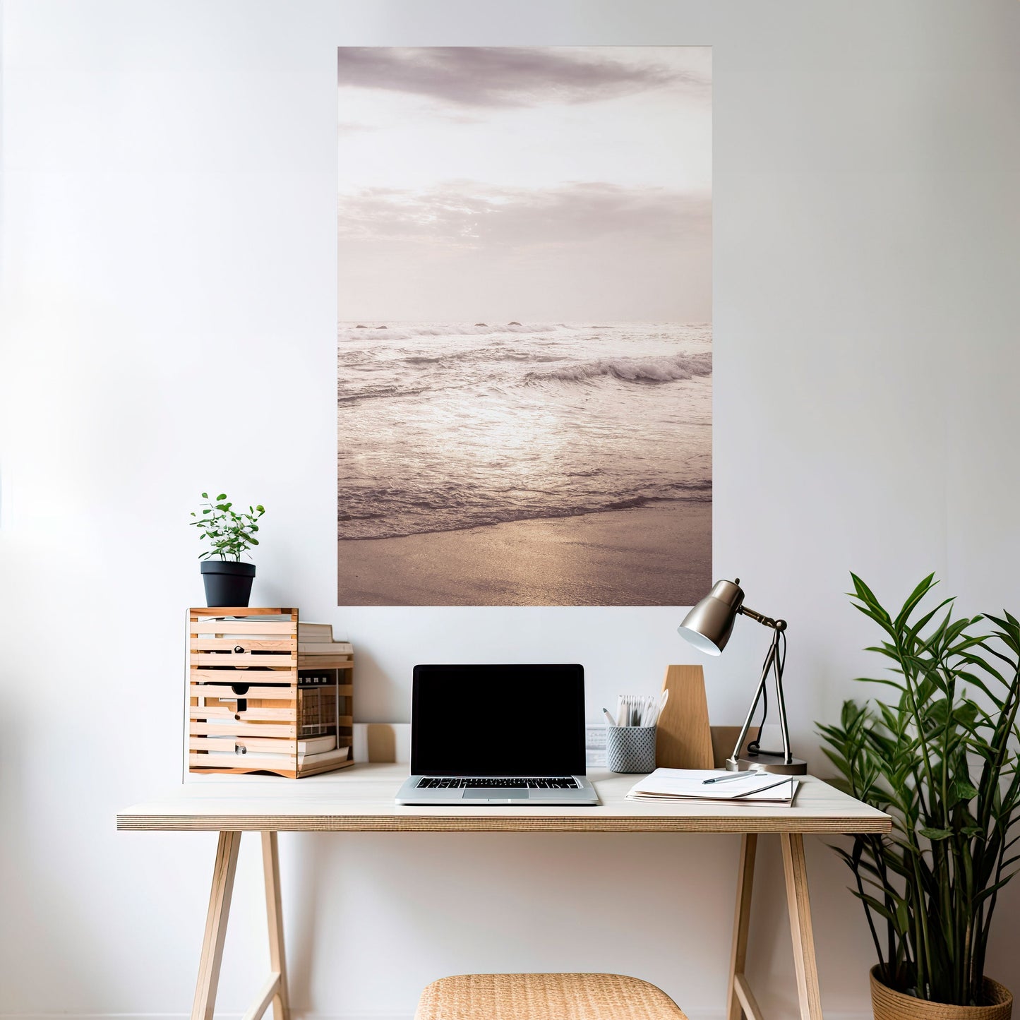 Poster verticale staccabile e attaccabile "WHISPERS OF THE OCEAN"