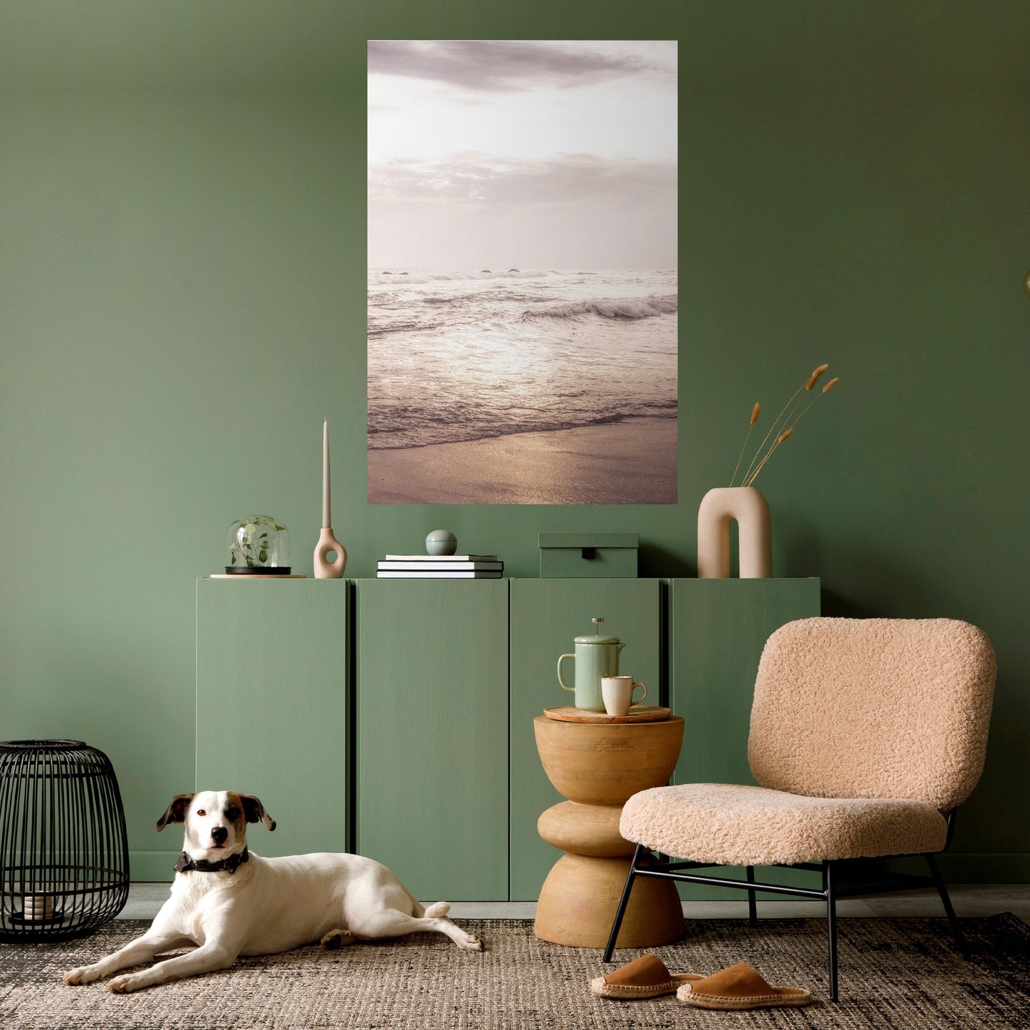 Poster verticale staccabile e attaccabile "WHISPERS OF THE OCEAN"