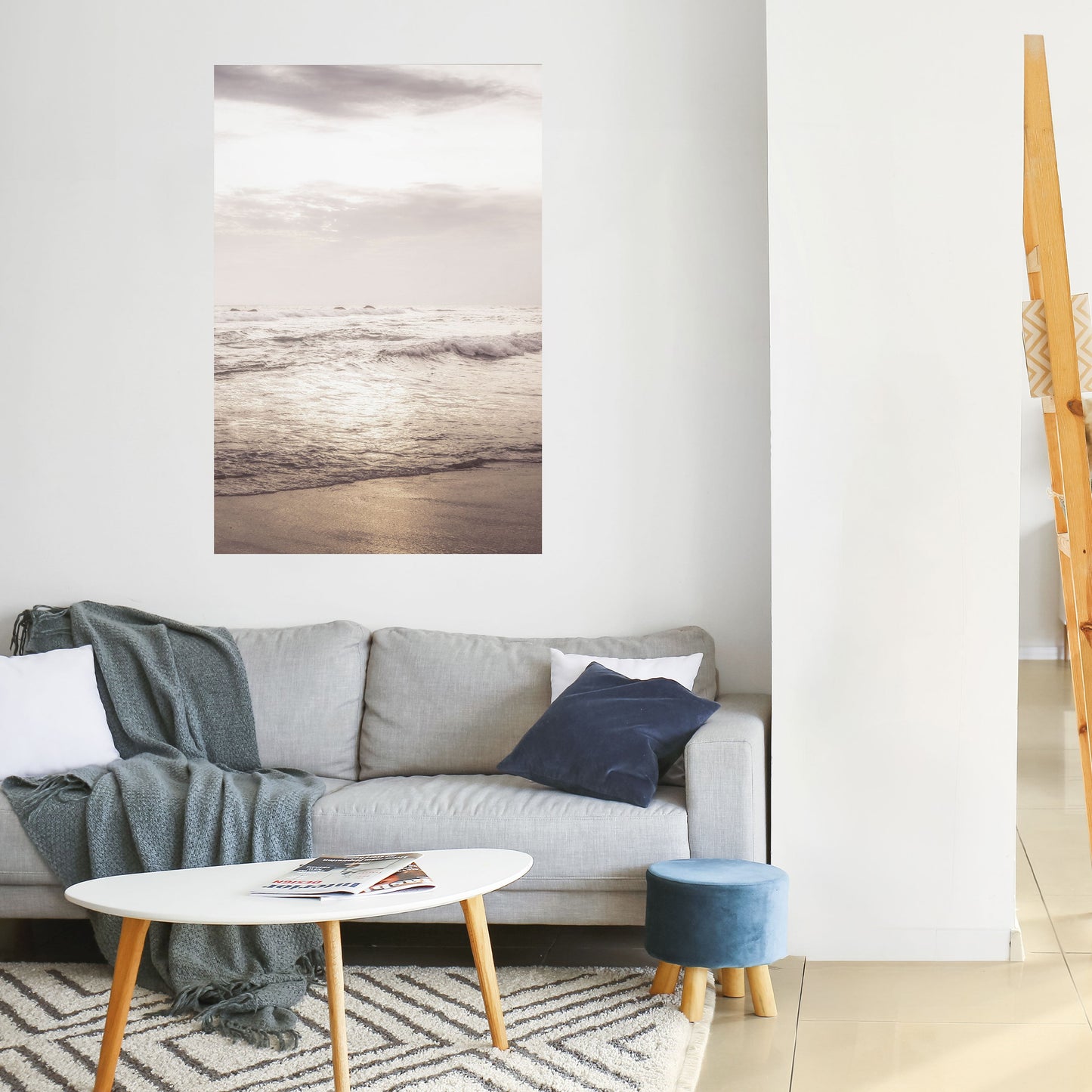 Poster verticale staccabile e attaccabile "WHISPERS OF THE OCEAN"