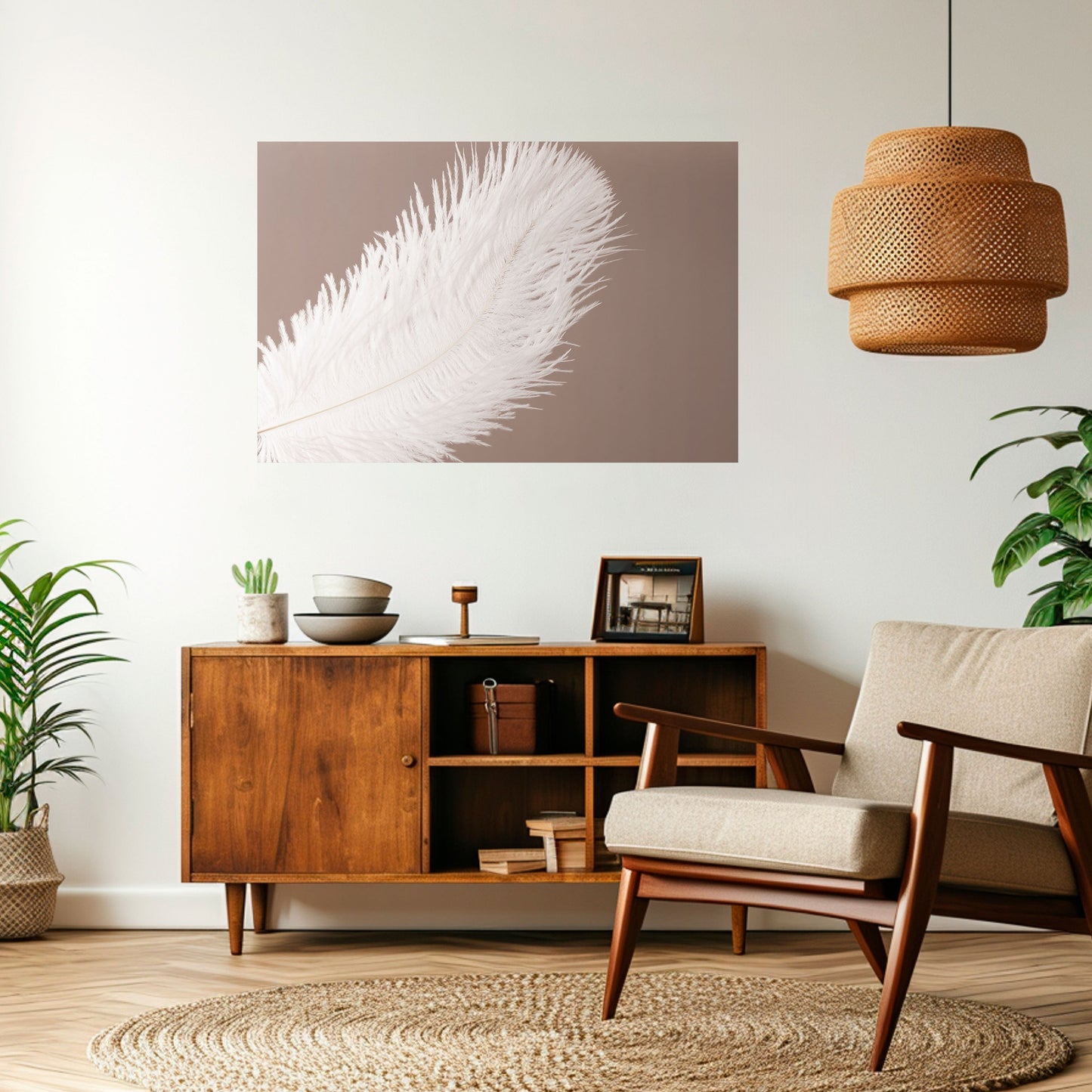 Poster orizzontale staccabile e attaccabile SOFT SERENITY