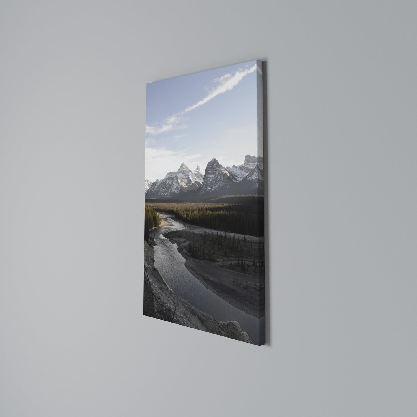 ECHOES OF NATURE'S SPLENDOR Vertical Canvas Print