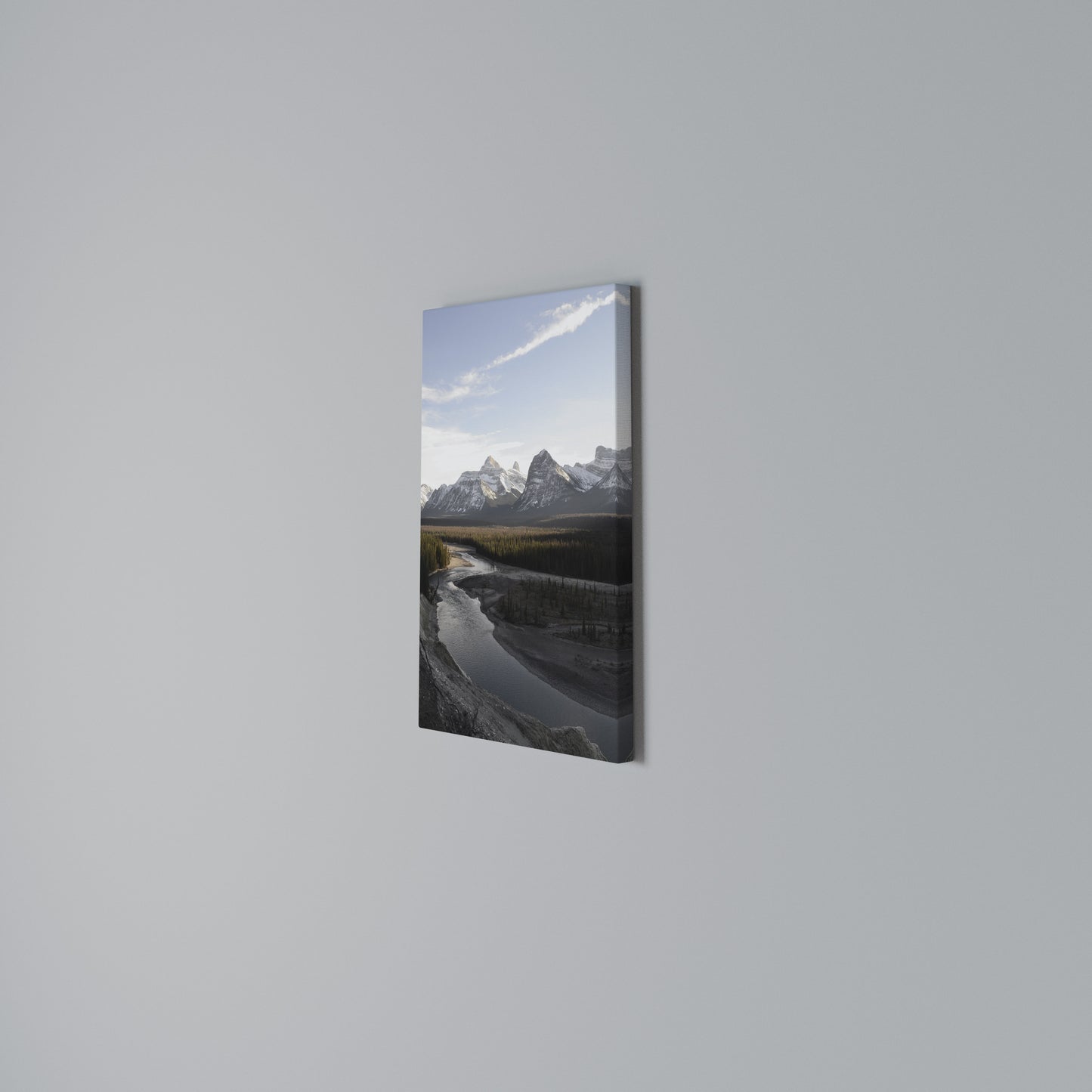 ECHOES OF NATURE'S SPLENDOR Vertical Canvas Print