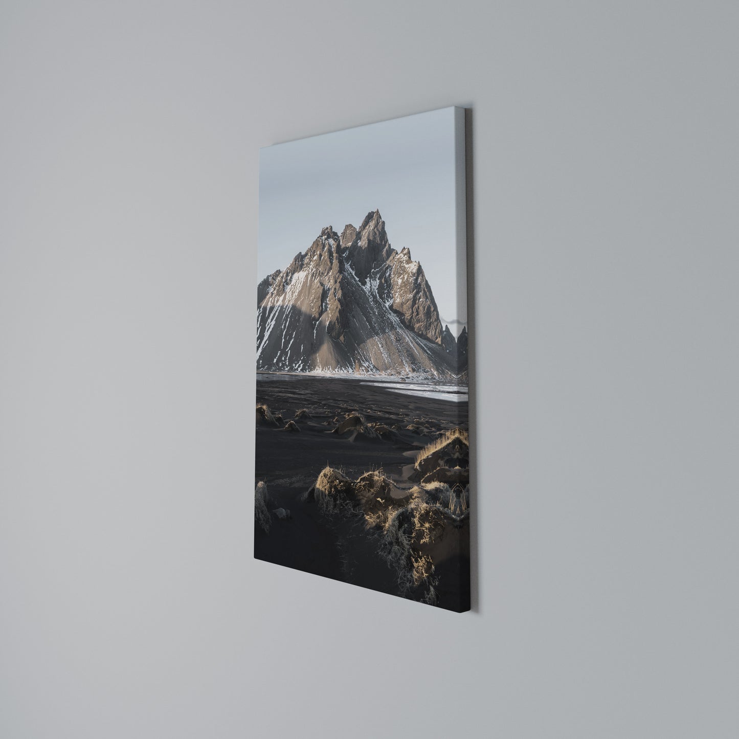 ECHOES OF TIMELESS HEIGHTS Vertical Canvas Print
