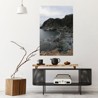STONE MELODY AT SEA Poster verticale staccabile e attaccabile