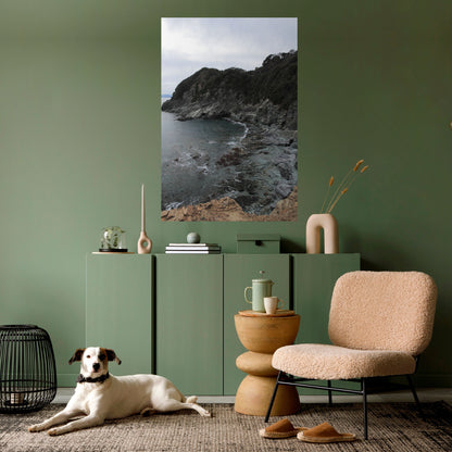 STONE MELODY AT SEA Poster verticale staccabile e attaccabile