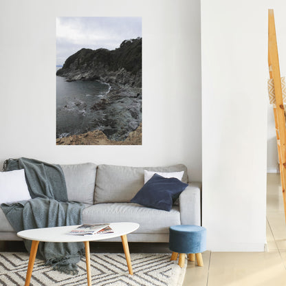 STONE MELODY AT SEA Poster verticale staccabile e attaccabile
