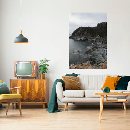 STONE MELODY AT SEA Poster verticale staccabile e attaccabile