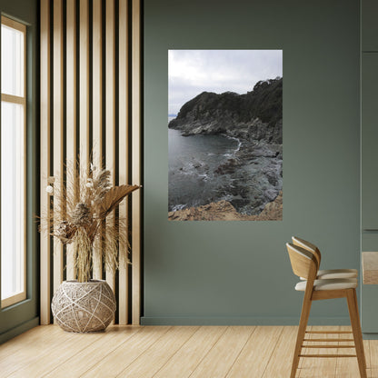 STONE MELODY AT SEA Poster verticale staccabile e attaccabile