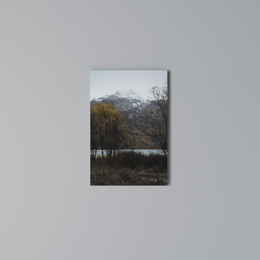 AUTUMN'S SILENT EMBRACE Stampa su Tela Verticale