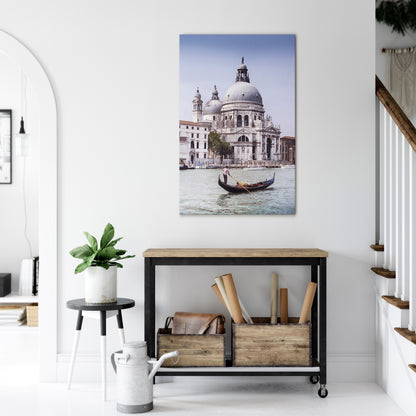 GONDOLA SERENADE Vertical Canvas Print