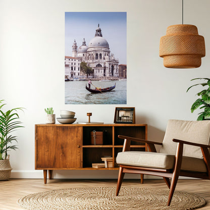 GONDOLA SERENATA Poster verticale staccabile e attaccabile