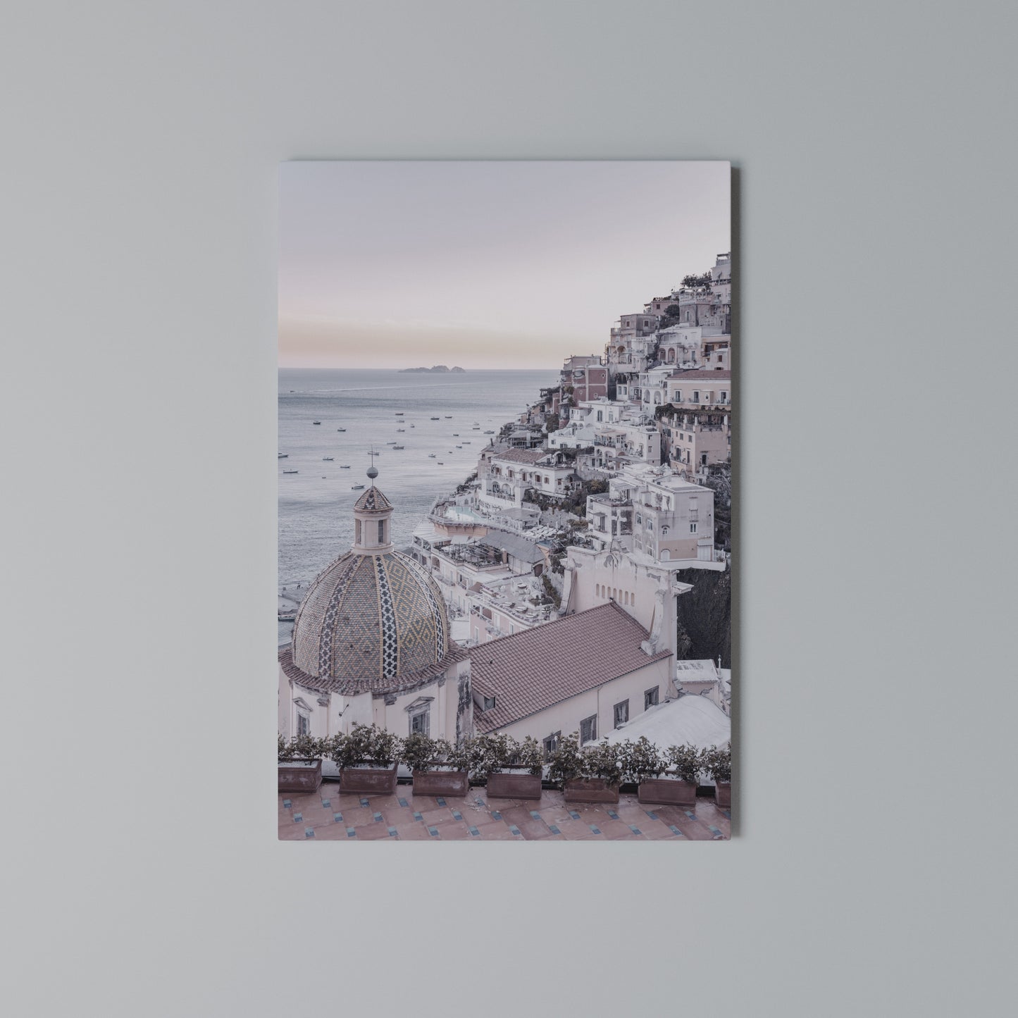 MEDITERRANEAN DREAMSCAPE Stampa su Tela Verticale