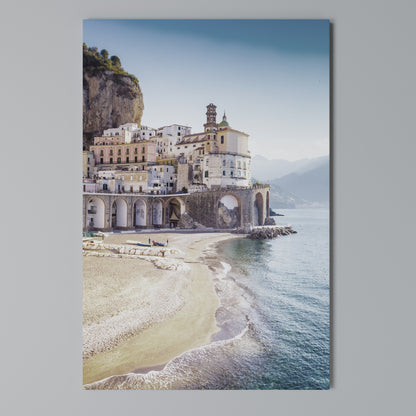 SEASIDE ARCHITECTURAL FANTASY Stampa su Tela Verticale