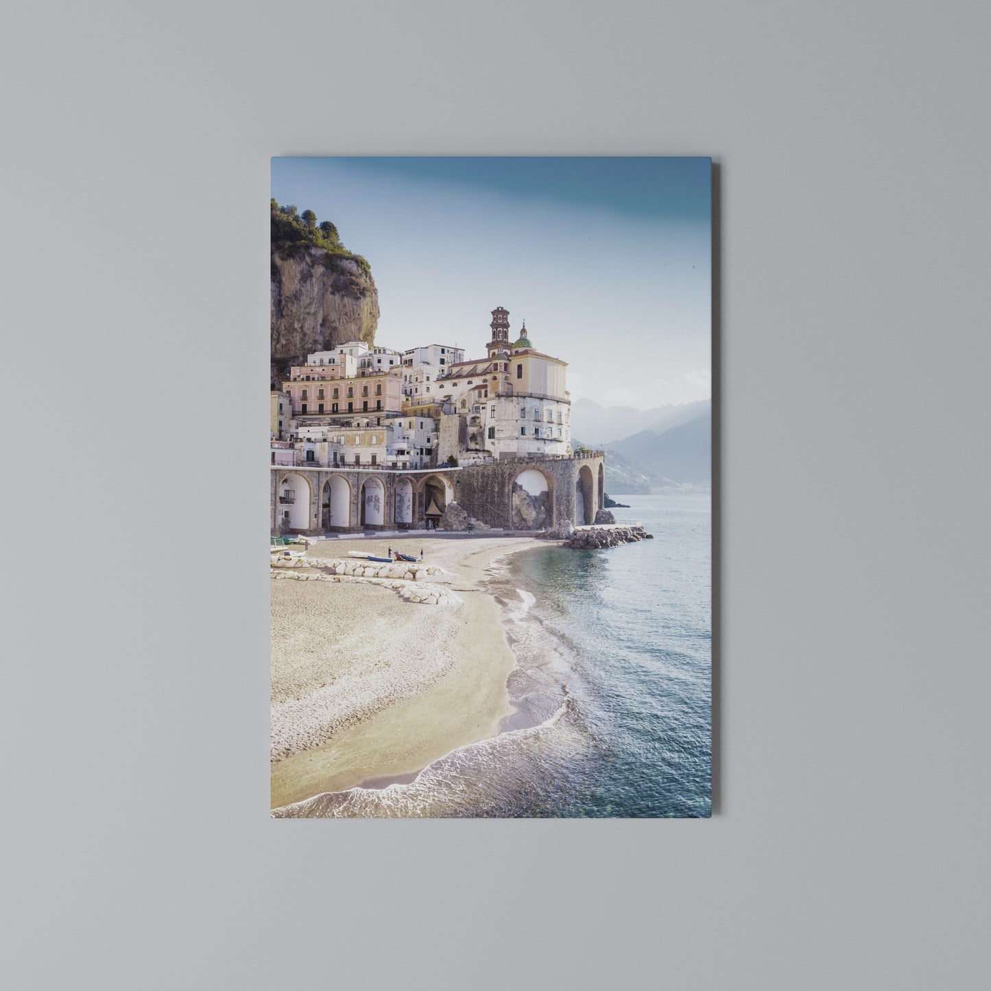 SEASIDE ARCHITECTURAL FANTASY Stampa su Tela Verticale