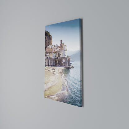 SEASIDE ARCHITECTURAL FANTASY Stampa su Tela Verticale