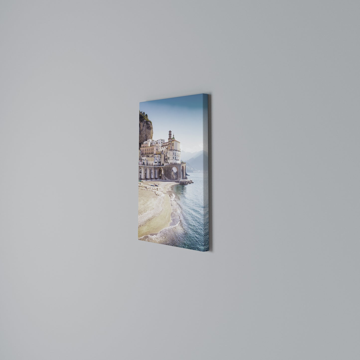 SEASIDE ARCHITECTURAL FANTASY Stampa su Tela Verticale