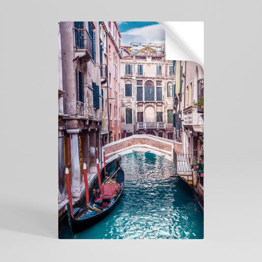 GONDOLA GLIDE Poster verticale staccabile e attaccabile
