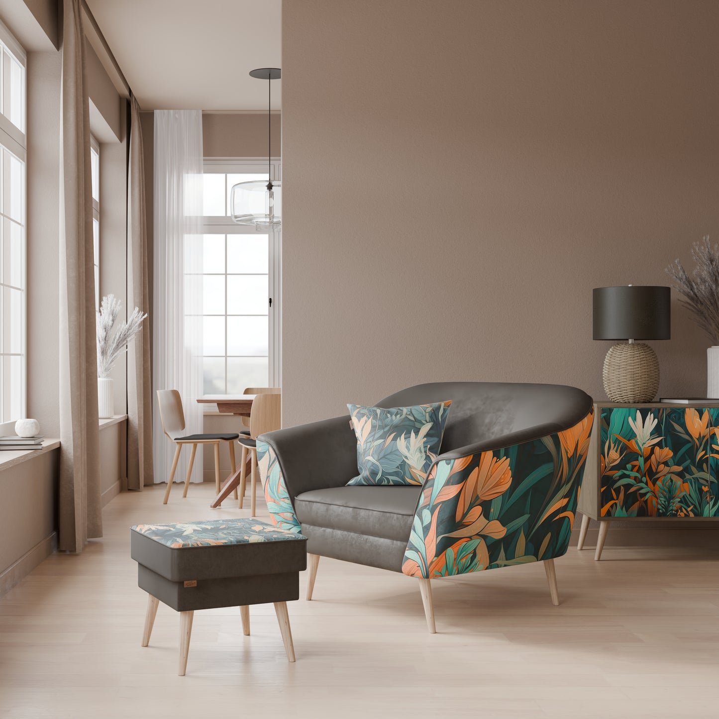 FLORAL SERENITY AURORA Poltrona