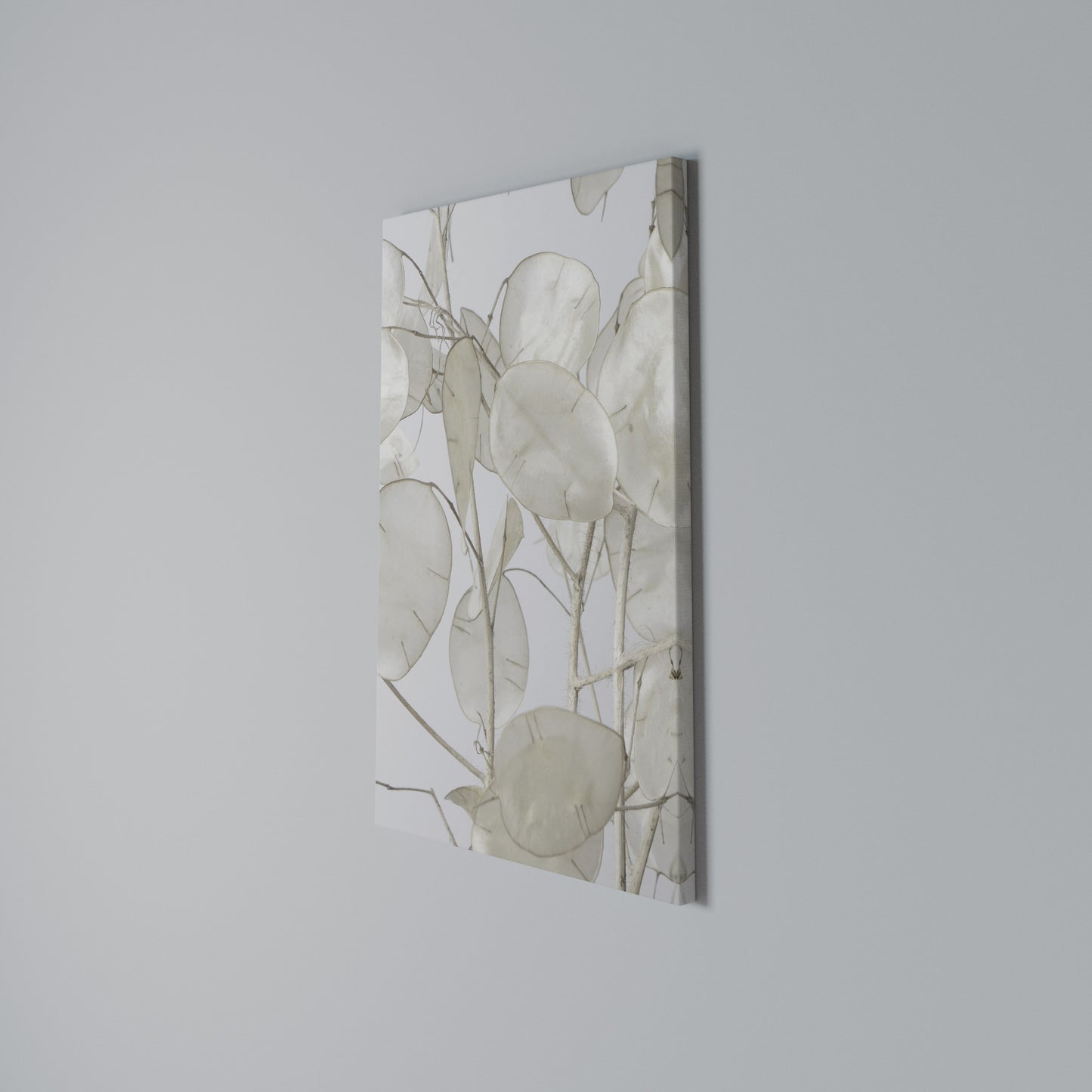 SILKY FOLIAGE WHISPERS Stampa su Tela Verticale