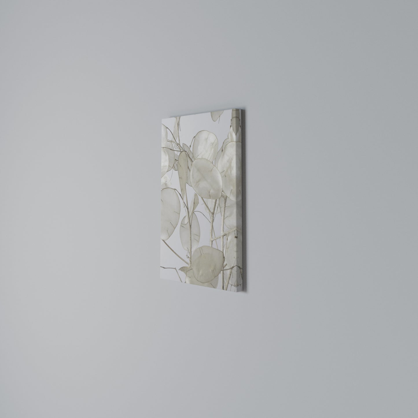 SILKY FOLIAGE WHISPERS Stampa su Tela Verticale