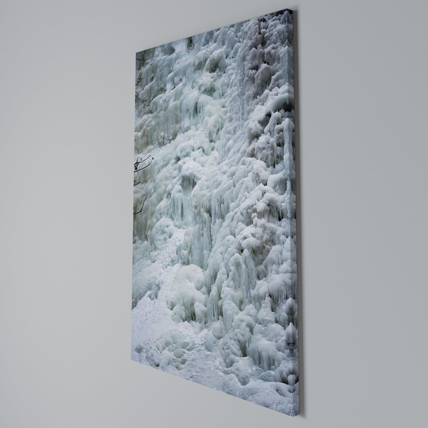 FROSTED WHISPERS Stampa su Tela Verticale