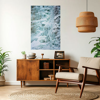 Poster verticale FROSTED WHISPERS stacca e attacca