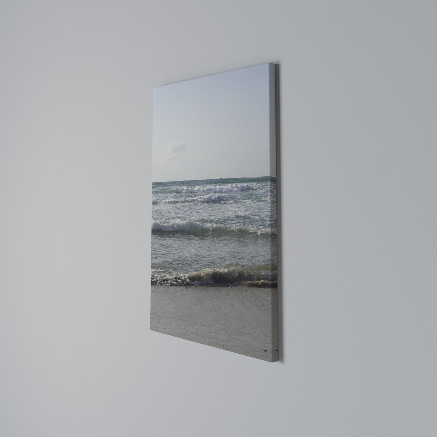 WAVES OF TRANQUILITY Stampa su Tela Verticale