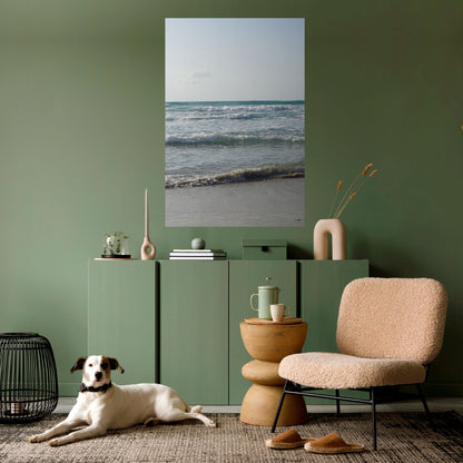 ONDE DI TRANQUILLITÀ Poster verticale staccabile e attaccabile