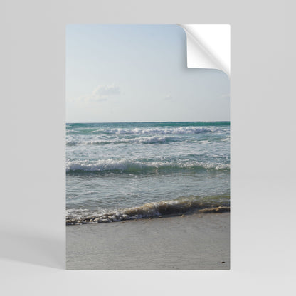 ONDE DI TRANQUILLITÀ Poster verticale staccabile e attaccabile