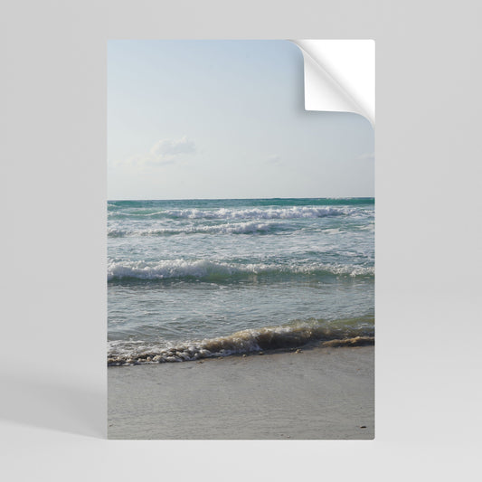 ONDE DI TRANQUILLITÀ Poster verticale staccabile e attaccabile