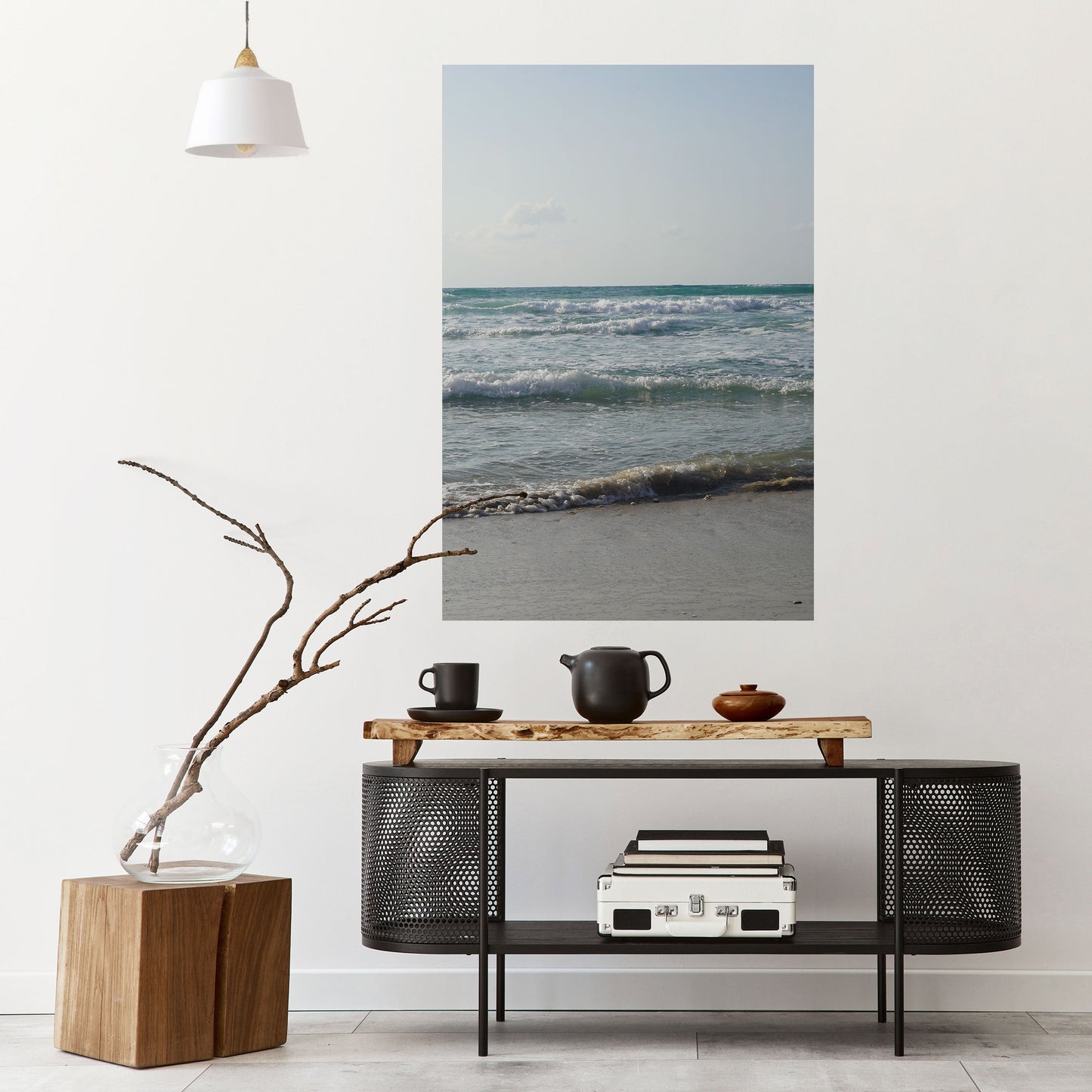 ONDE DI TRANQUILLITÀ Poster verticale staccabile e attaccabile