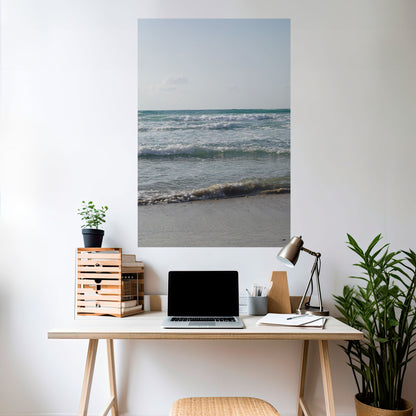 ONDE DI TRANQUILLITÀ Poster verticale staccabile e attaccabile