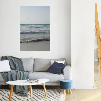 ONDE DI TRANQUILLITÀ Poster verticale staccabile e attaccabile