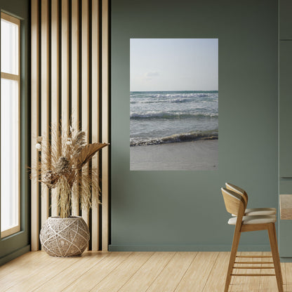 ONDE DI TRANQUILLITÀ Poster verticale staccabile e attaccabile