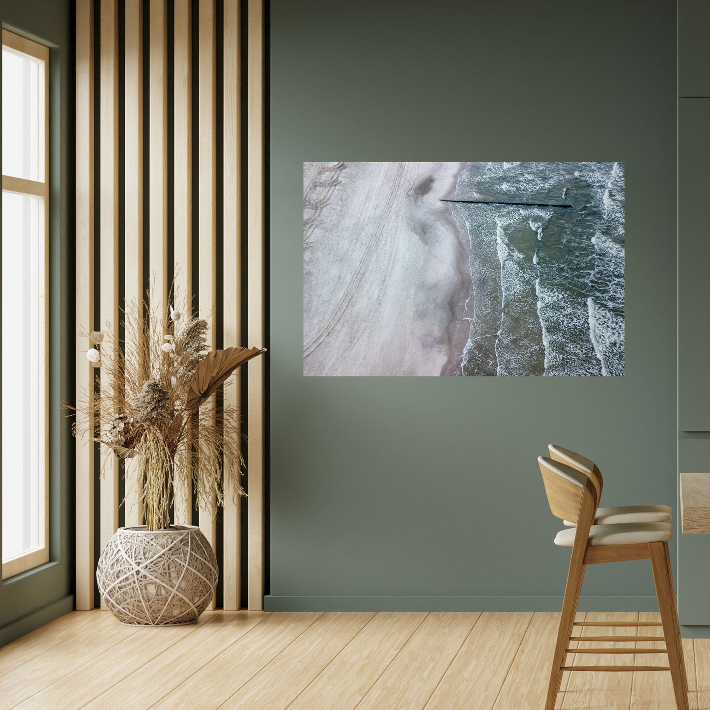 Poster orizzontale staccabile e attaccabile TIDE'S SILENT WHISPER