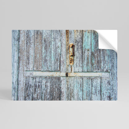 VINTAGE DOORWAY DREAMS Poster orizzontale staccabile e attaccabile