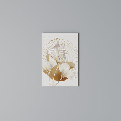 GOLDEN GINKGO DREAMS Stampa su Tela Verticale