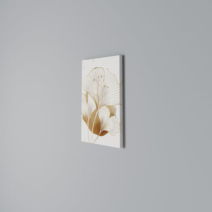 GOLDEN GINKGO DREAMS Stampa su Tela Verticale