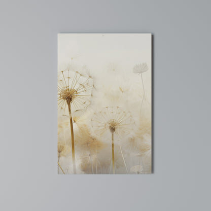 DREAMY DANDELION FIELDS Stampa su Tela Verticale