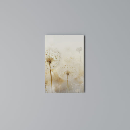DREAMY DANDELION FIELDS Stampa su Tela Verticale