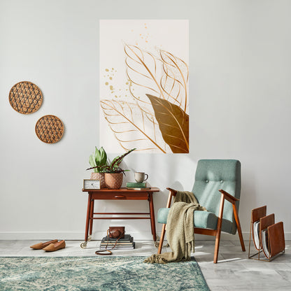 ELEGANZA NEL FOGLIAME Poster verticale staccabile e attaccabile