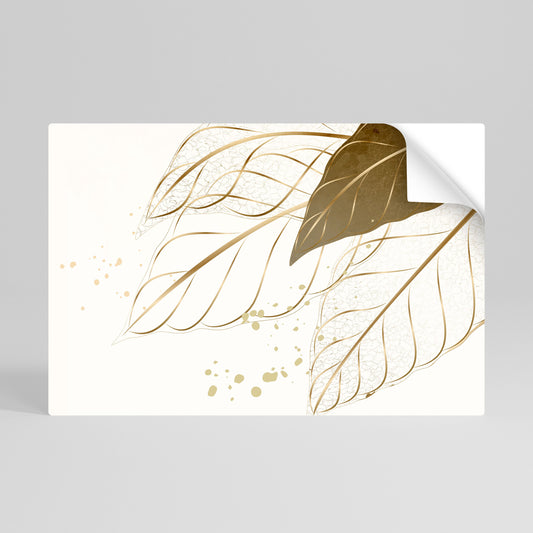 ELEGANZA NEL FOGLIAME Poster orizzontale staccabile e attaccabile