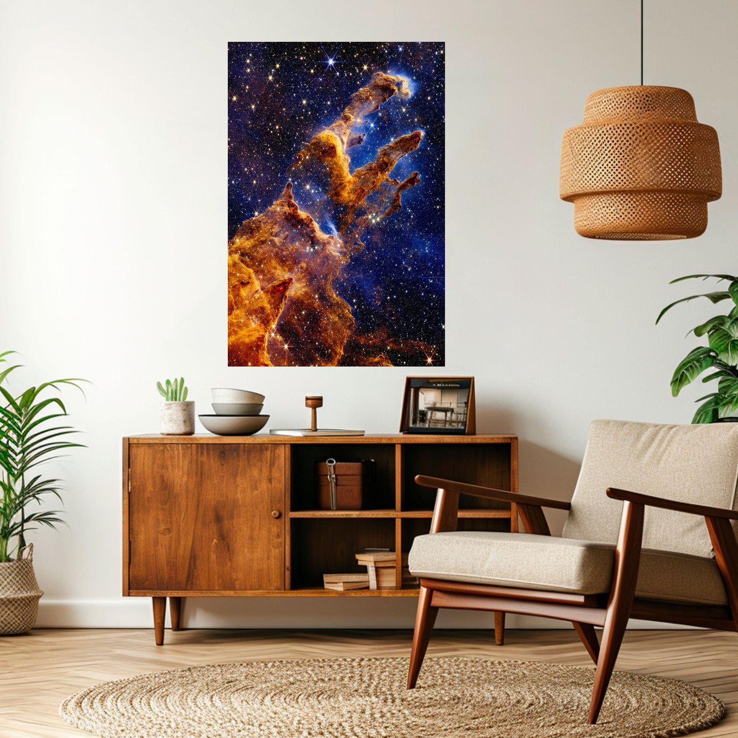 Poster verticale staccabile e attaccabile COSMIC DREAMSCAPE