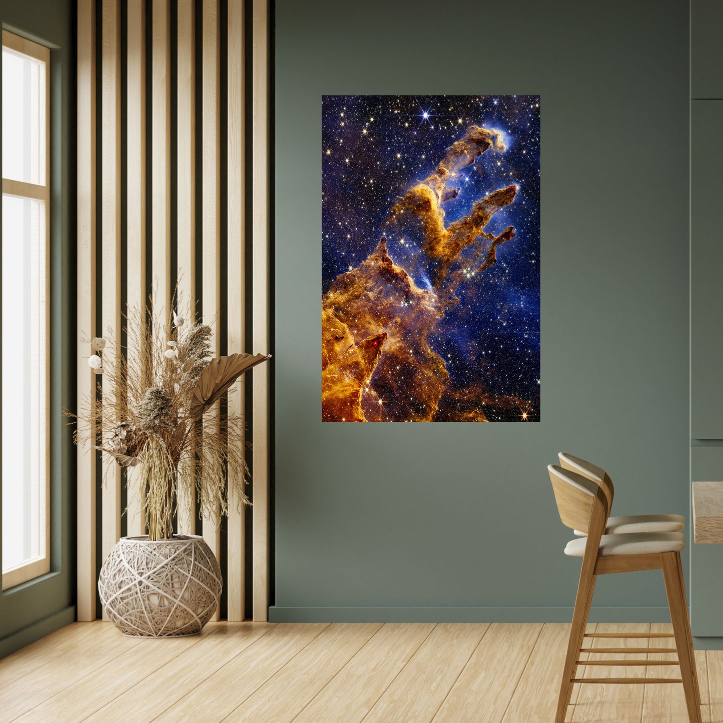 Poster verticale staccabile e attaccabile COSMIC DREAMSCAPE
