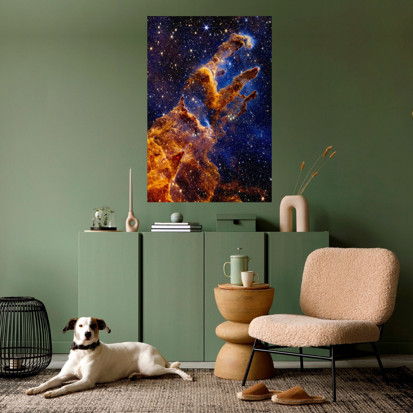 Poster verticale staccabile e attaccabile COSMIC DREAMSCAPE