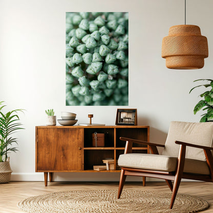 Poster verticale staccabile e attaccabile con TIDBITS VERDI TEXTURED