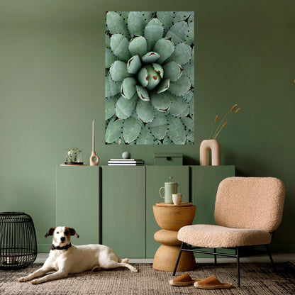 SIMMETRIA SUCCULENTA Poster verticale staccabile e attaccabile