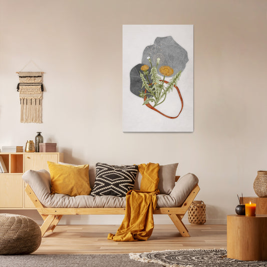 DANDELION RING Vertical Canvas Print